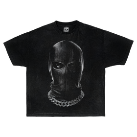 Shiesty V1 Streetwear Tee 180 GSM Black Cotton Short Sleeve T Shirt Unisex