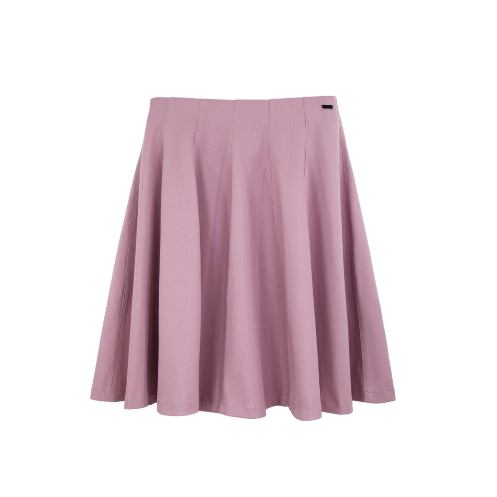 profile-nyc PANEL PLEATED SKIRT — back view