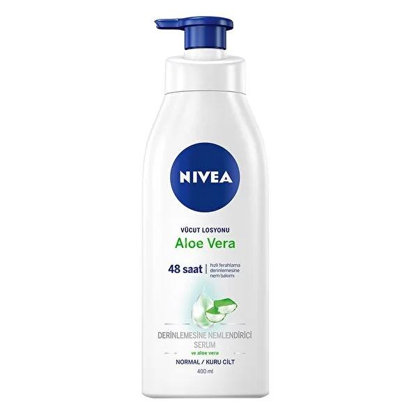 Nivea Aloe Vera Body Lotion - 400ml, Long-Lasting Moisturization & Hydration for Dry Skin