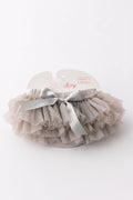 Mila & Rose ® SALE Silver Glitter Ruffle Tutu Bloomer — main product shot
