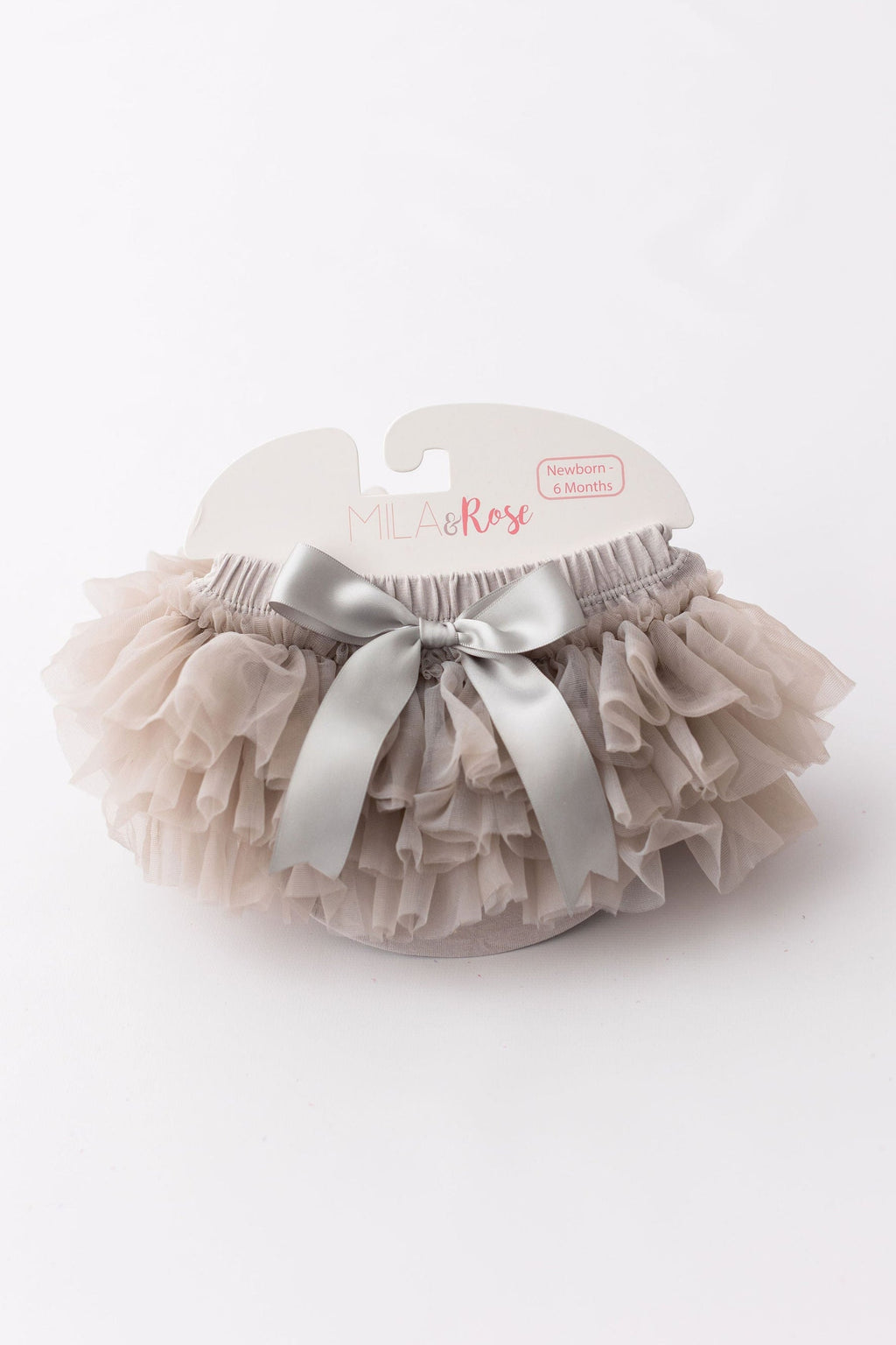 Mila & Rose ® SALE Silver Ruffle Tutu Bloomer — main product shot