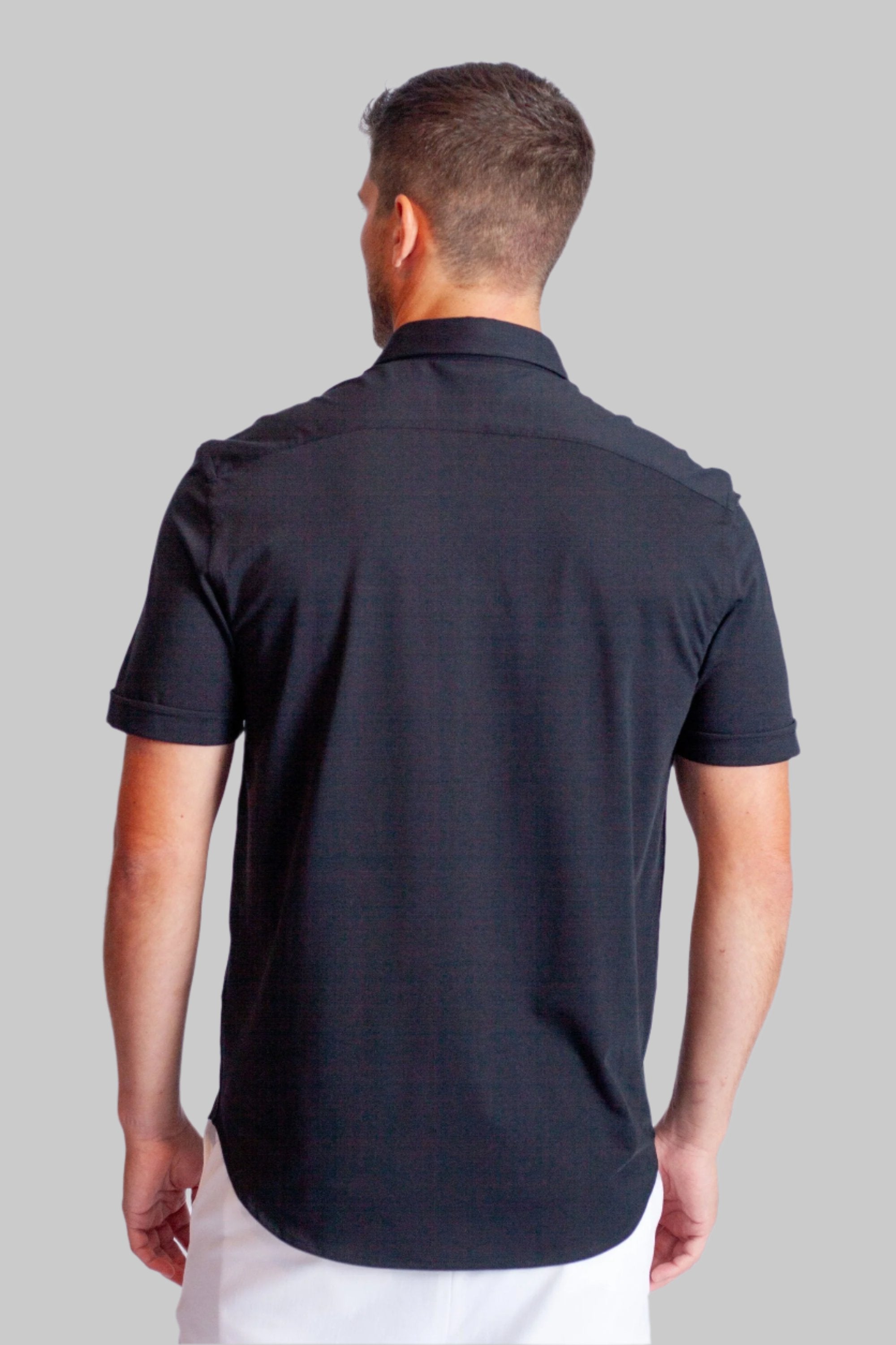 Buki Buki Cinqo Single Shot Short Sleeve Shirt - Black — side view