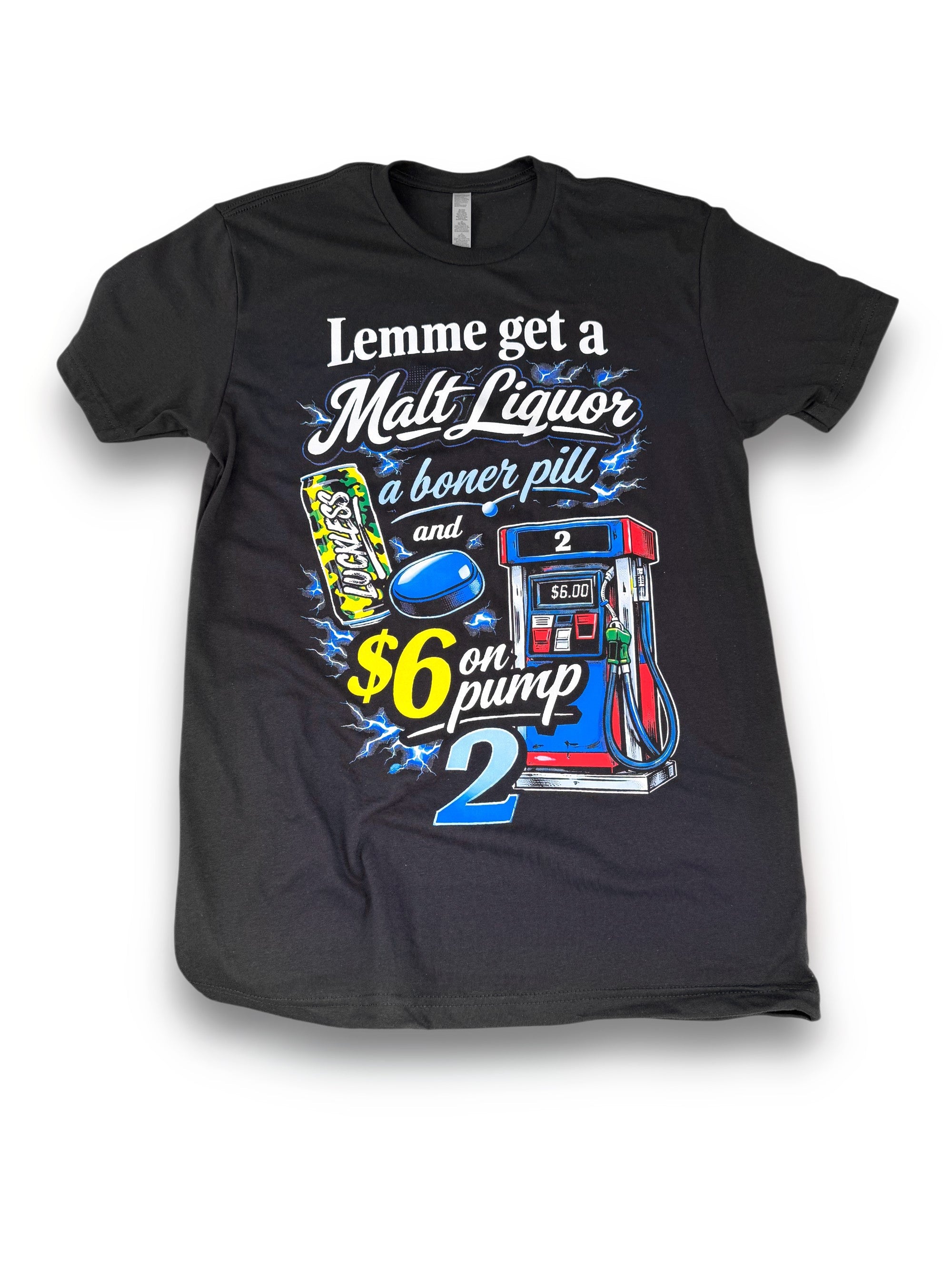 Luckless Outfitters Six on Pump 2 Tee — main product shot