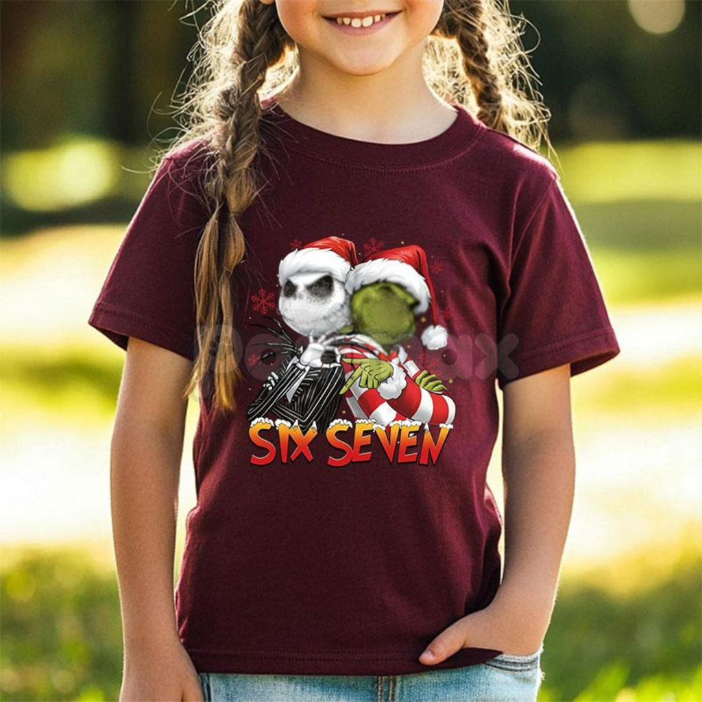 Pasimax Six Seven Christmas Meme Shirt – Funny Viral 67 Xmas T-Shirt, Holiday Humor Gift Tee — main product shot