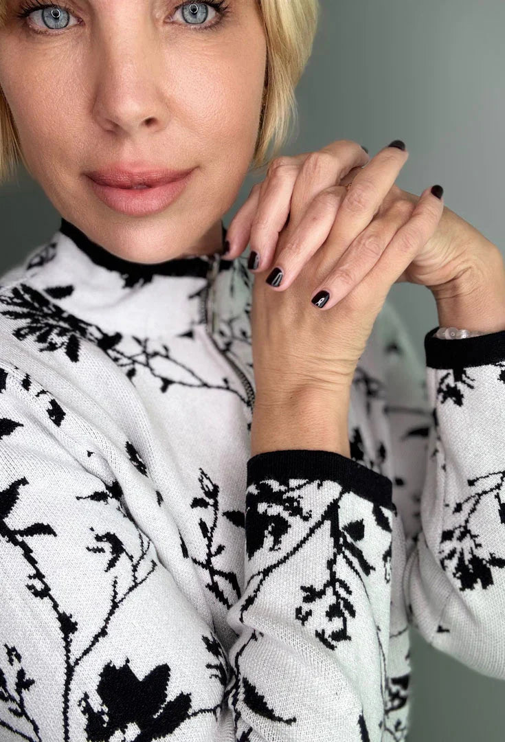 KADOU BOUTIQUE Ski House Sweater — lifestyle context