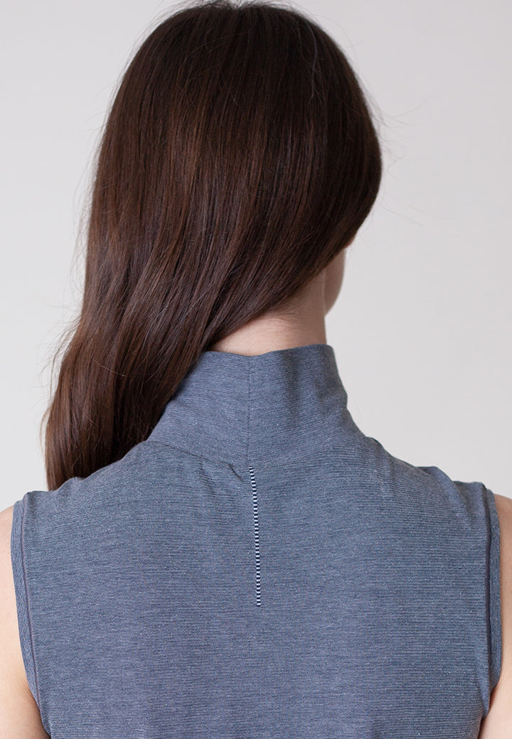 Buki Sleeveless Turtleneck Shirt — side view