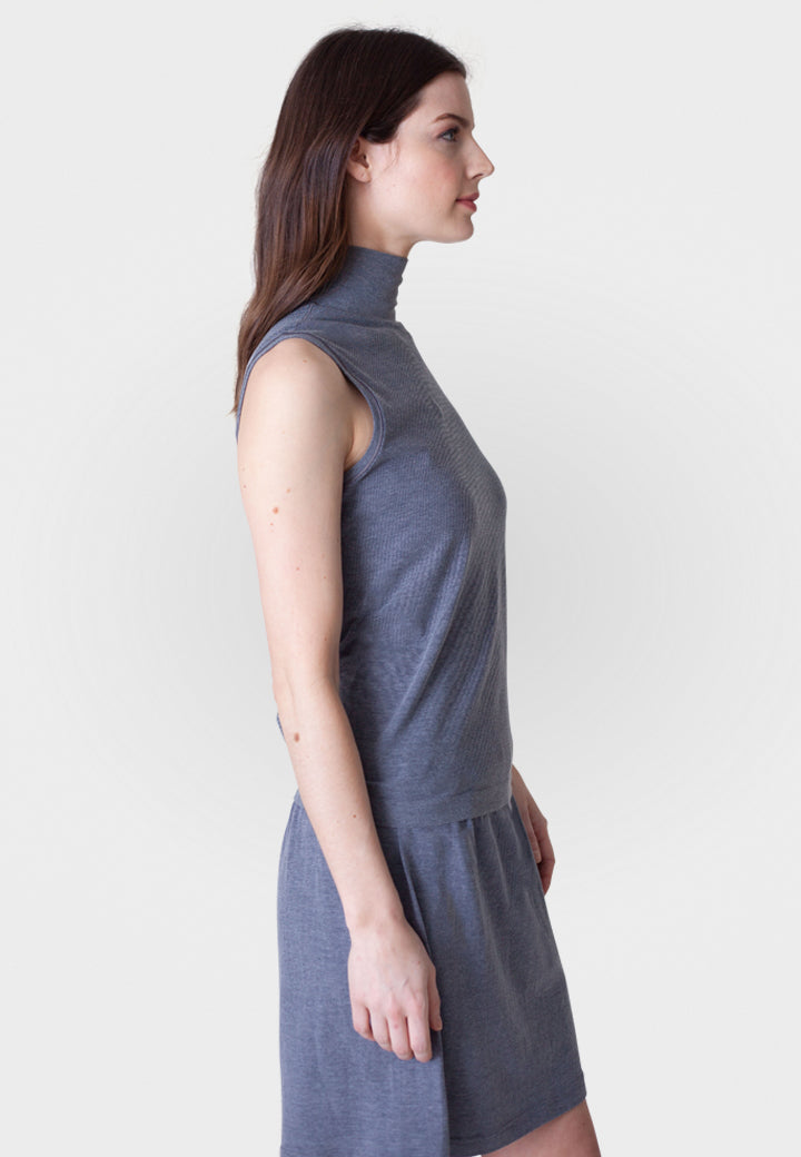 Buki Sleeveless Turtleneck Shirt — alternative angle