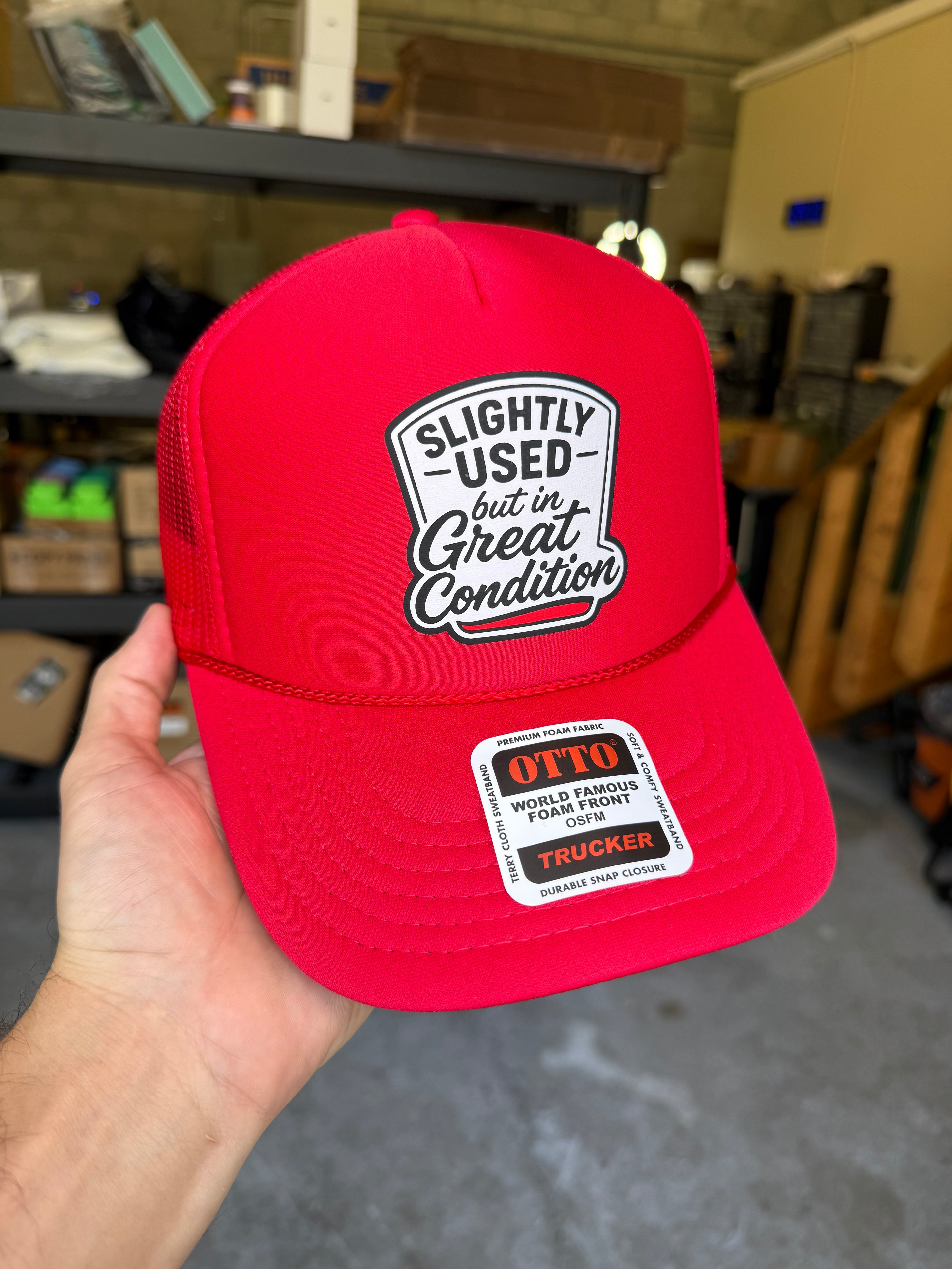 Luckless Outfitters Slightly Used But In Great Condition Trucker Hat — lifestyle context