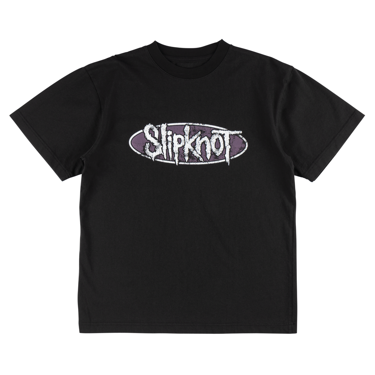 Welcome x Slipknot Annihilation Boxy Garment-Dyed Tee - Black by Skates USA