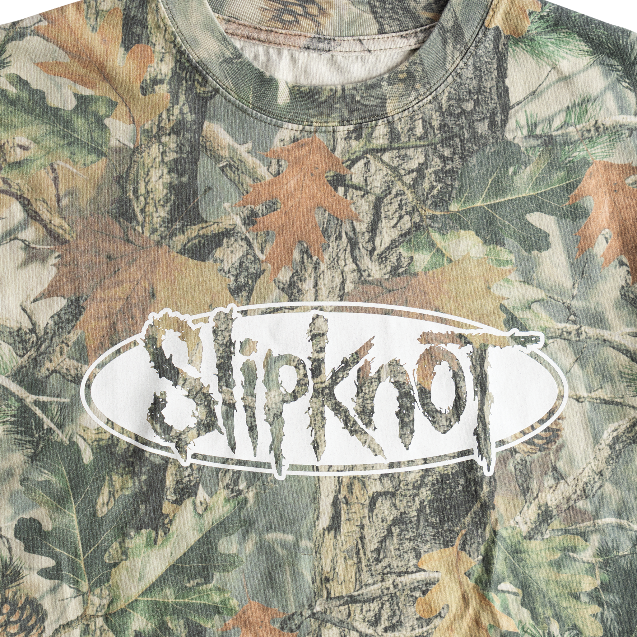 Welcome x Slipknot Oval Logo Boxy Tee - Camo
