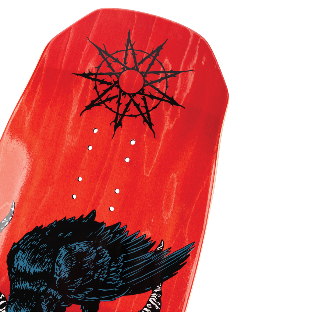 Welcome x Slipknot Spit It Out on Dark Lord - 9.85" Black/Red Stain