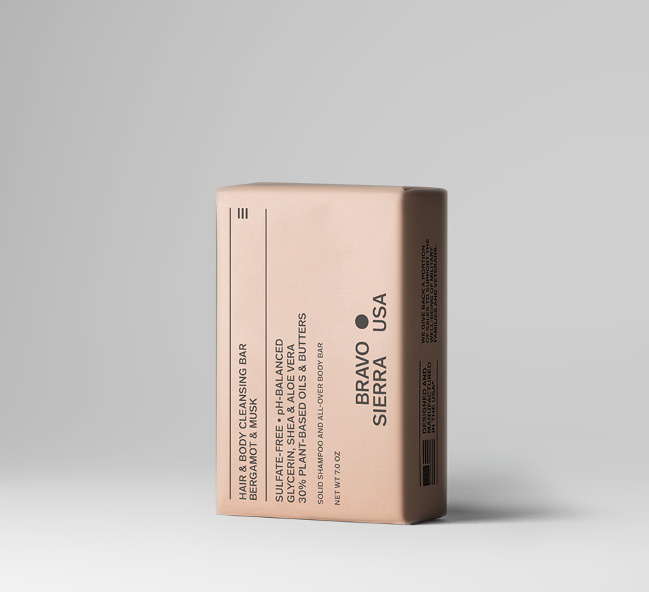 Bravo Sierra Hair & Body Cleansing Bar — field-test environment