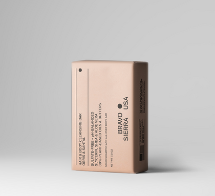 Bravo Sierra Hair & Body Cleansing Bar — product shot
