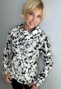 KADOU BOUTIQUE Soft Shawl Neck Sweater — main product shot