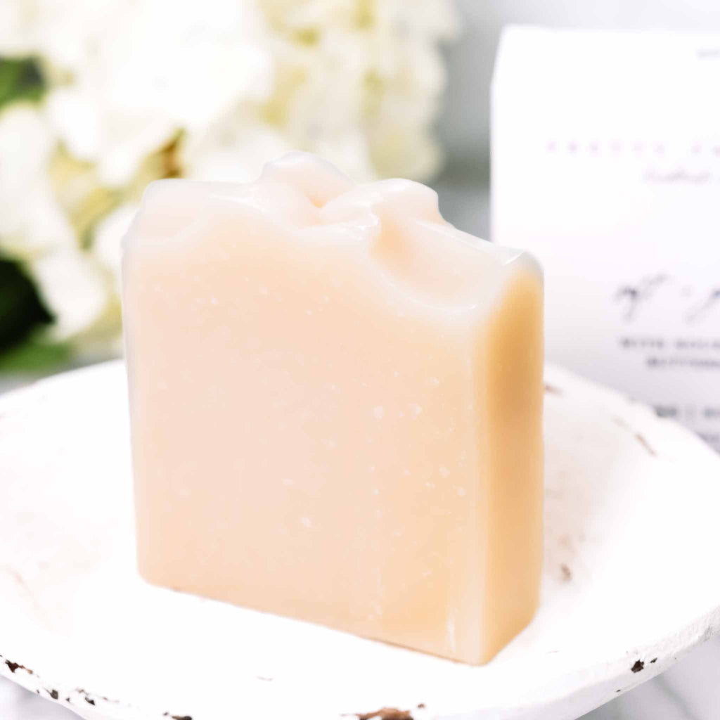 Pretty farm girl Soft + Gentle Buttermilk Soap Made for Sensitive Skin Fragrance Free Handmade Tallow and Goat Milk Soap Bar 