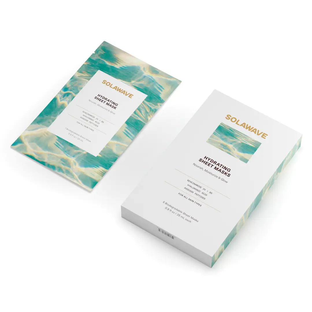 Solawave Hydrating Sheet Mask — lifestyle context