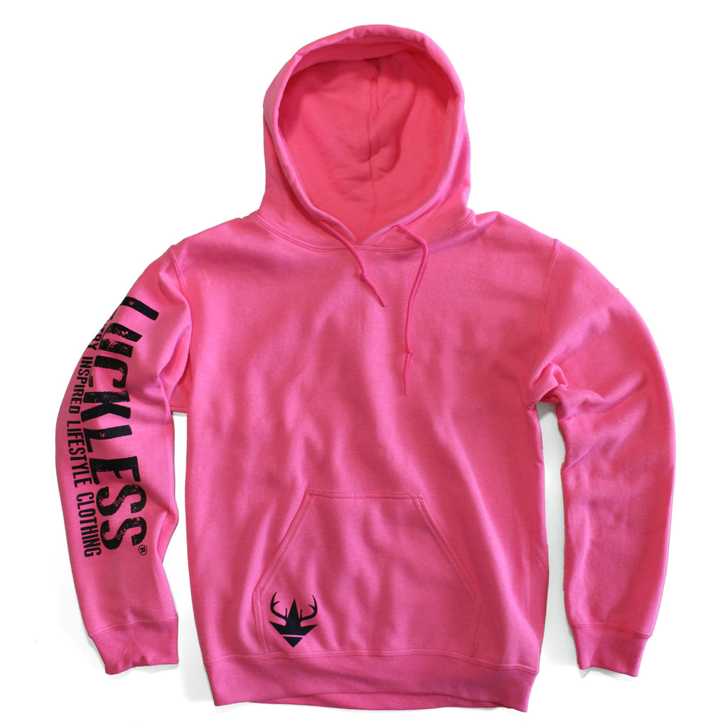 Luckless Outfitters Sorry Cowboy Hoodie — side view