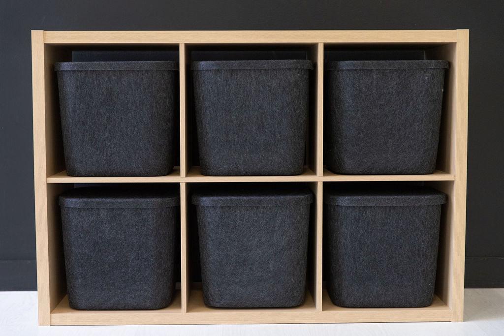 The Sculpted Bin - Original with Lid – SortJoy, view 7