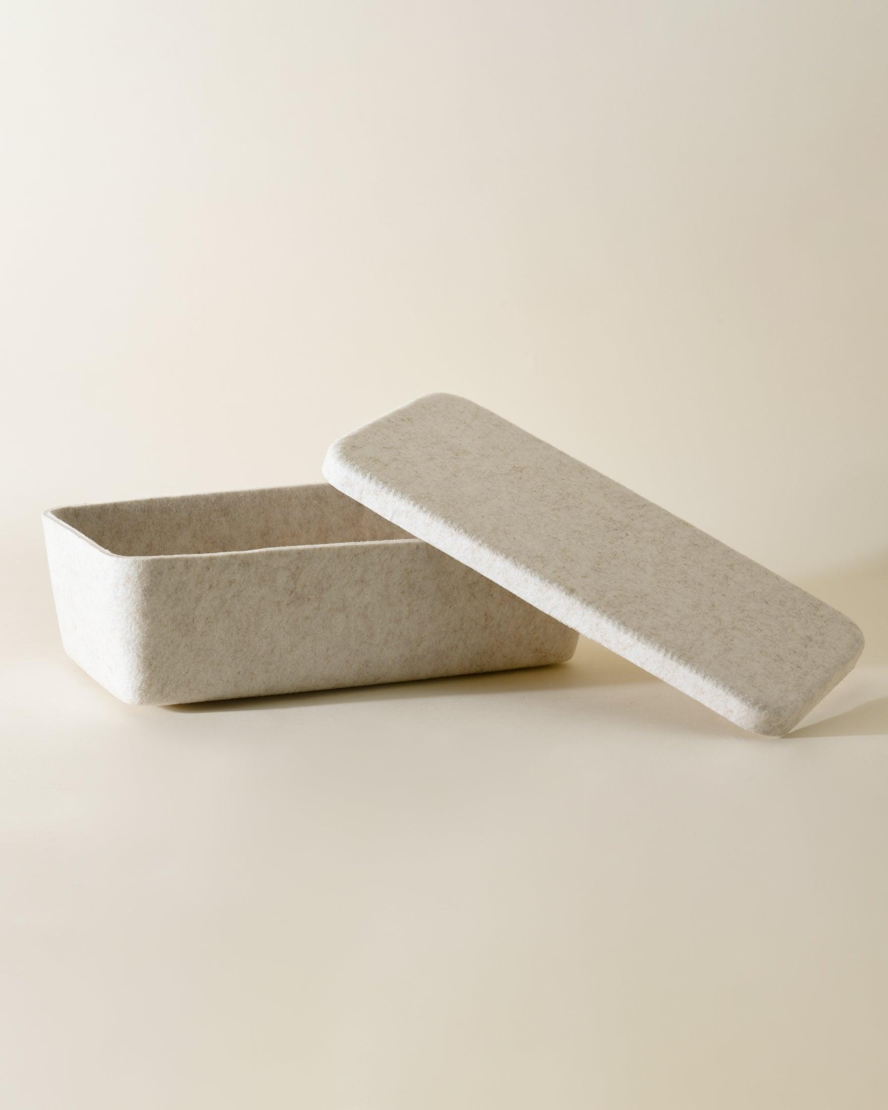 The Sculpted Bin - Long with Lid | Set of 3 – SortJoy, view 2