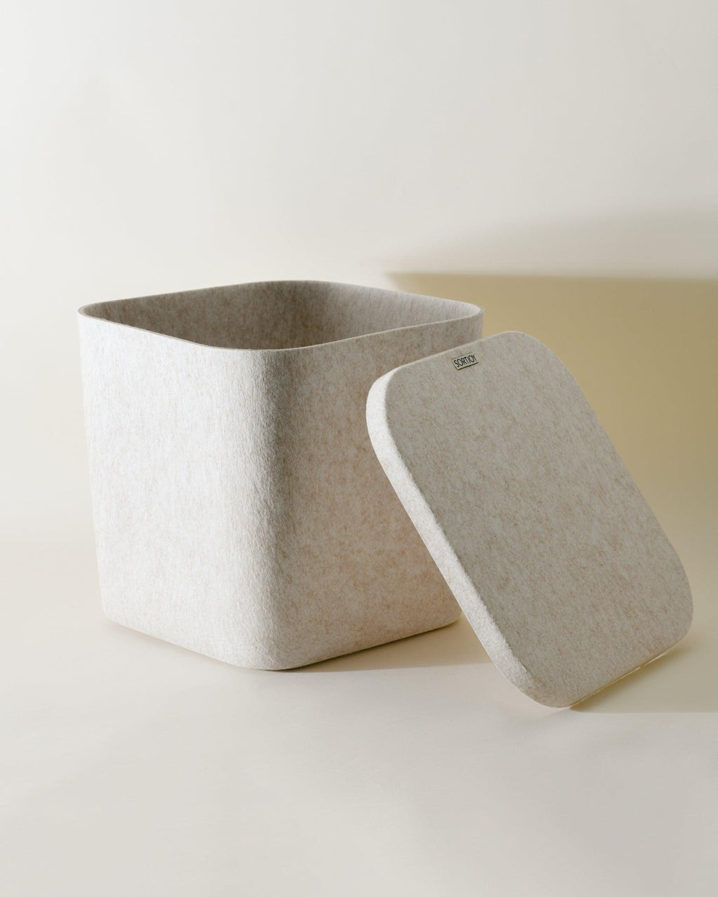 The Sculpted Bin - Original with Lid | Set of 3 – SortJoy, view 7