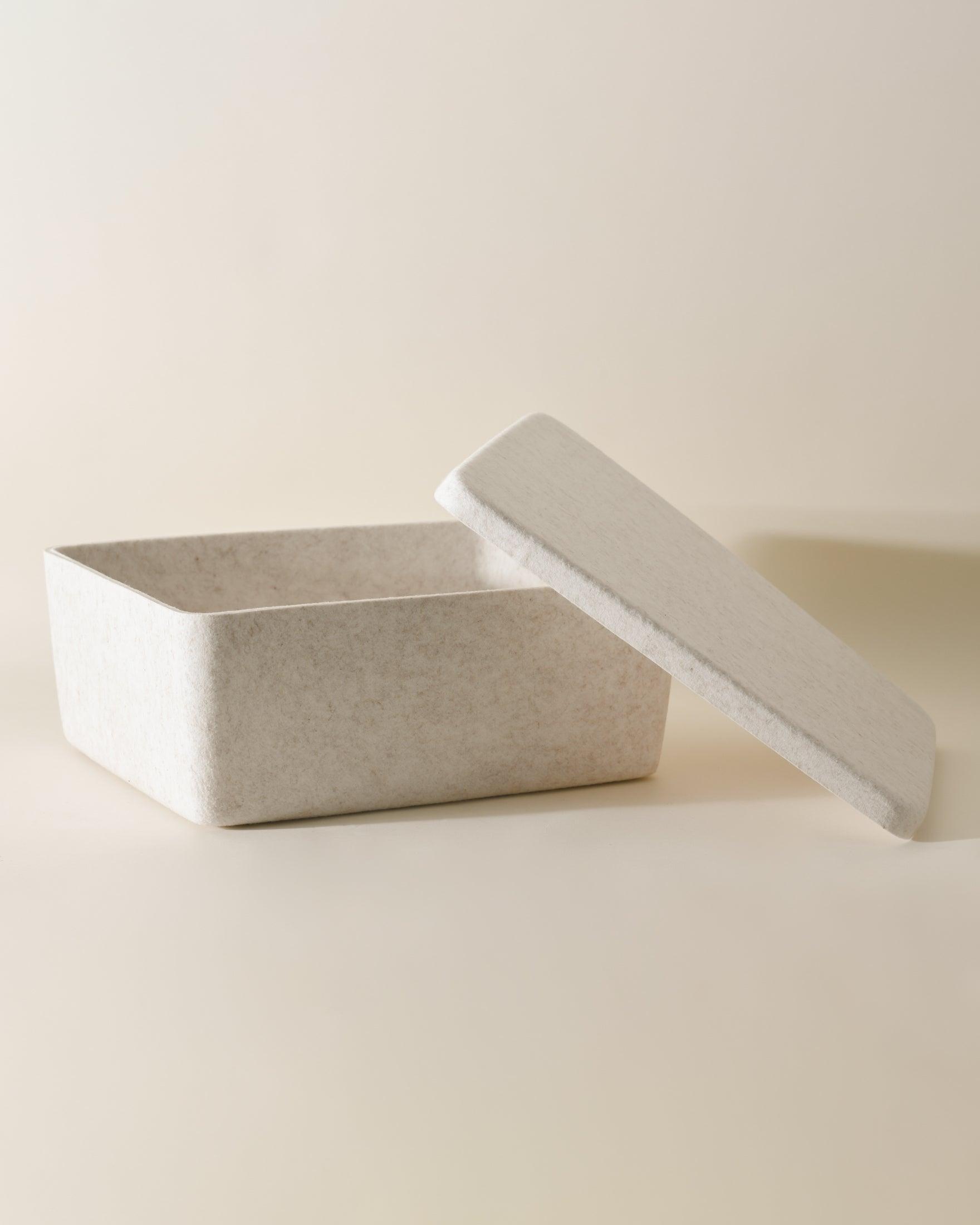 The Sculpted Bin - Large with Lid | Set of 3 – SortJoy, view 7