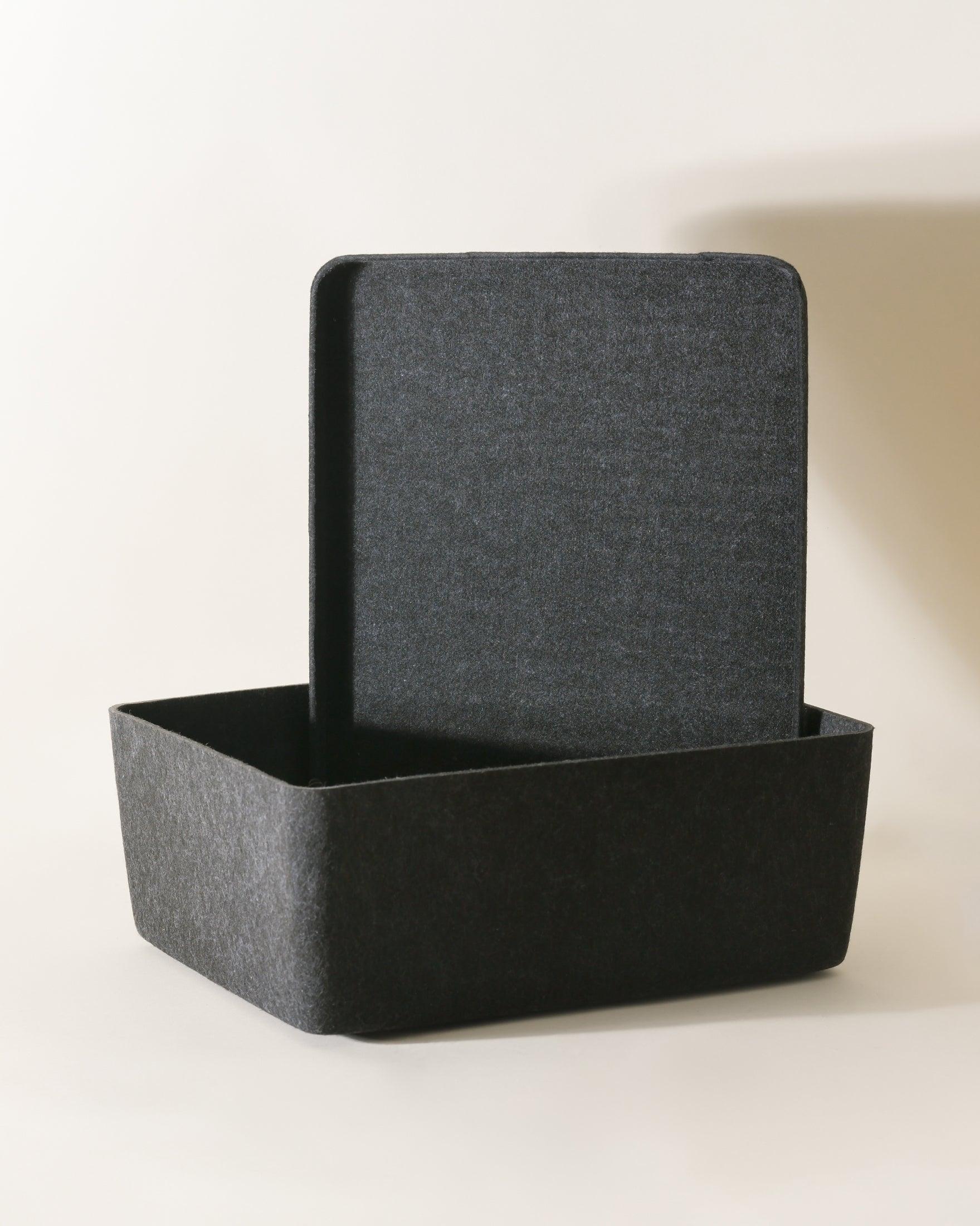 The Sculpted Bin - Large with Lid – SortJoy, view 2