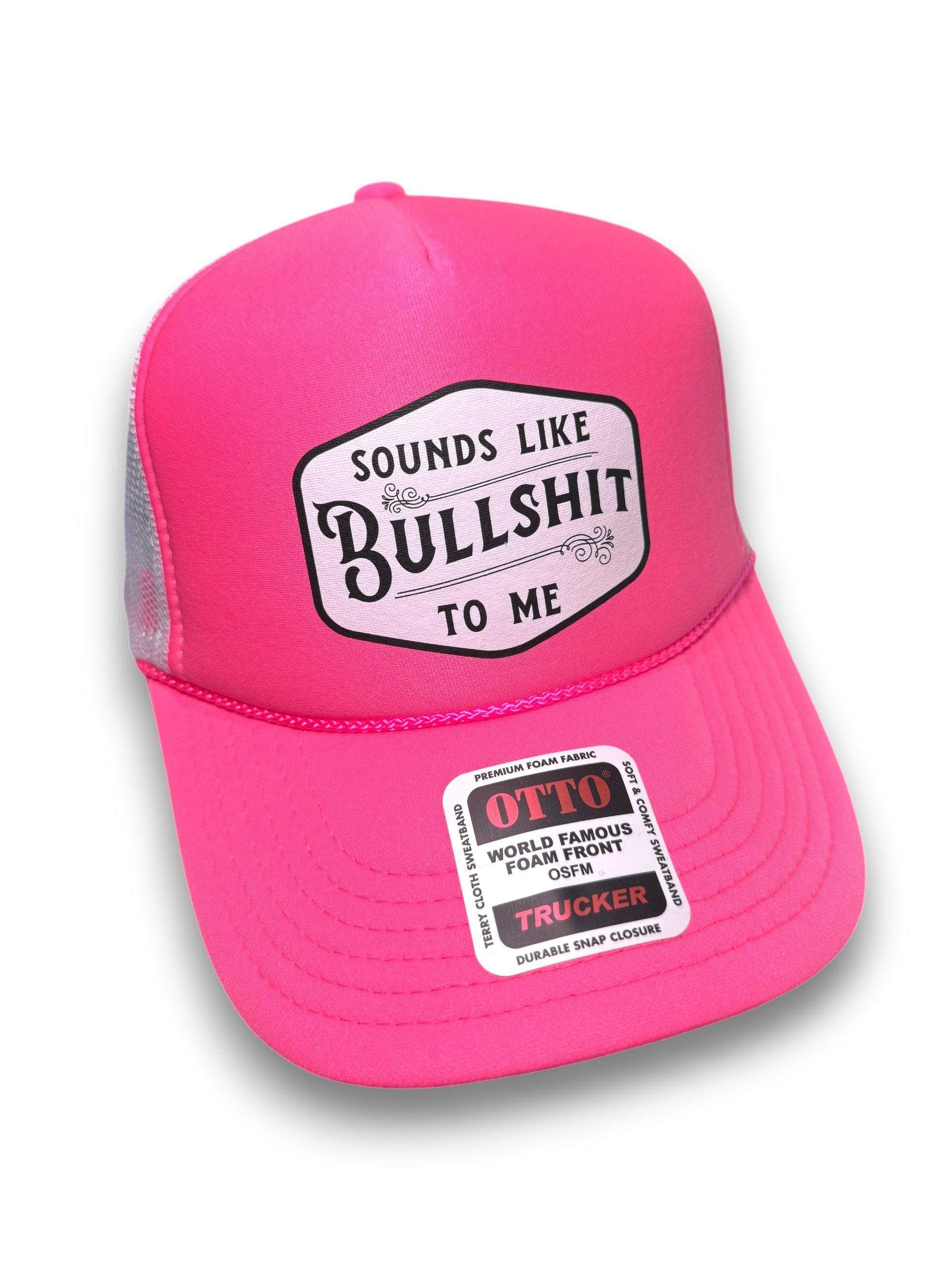 Luckless Outfitters Sounds Like Bullshit To Me Trucker Hat — main product shot
