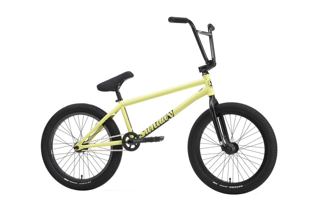 Sunday Soundwave Special (FC) 21″ Complete BMX Bike - Gloss Notepad Yellow (LHD) by Skates USA