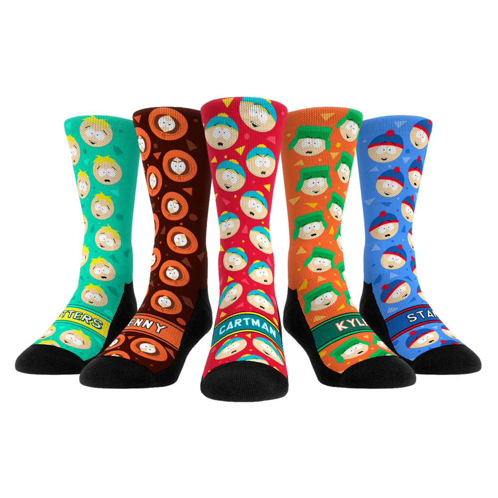 Rock 'Em Socks Rock 'Em Socks South Park All-Over (5-Pack) — main product shot