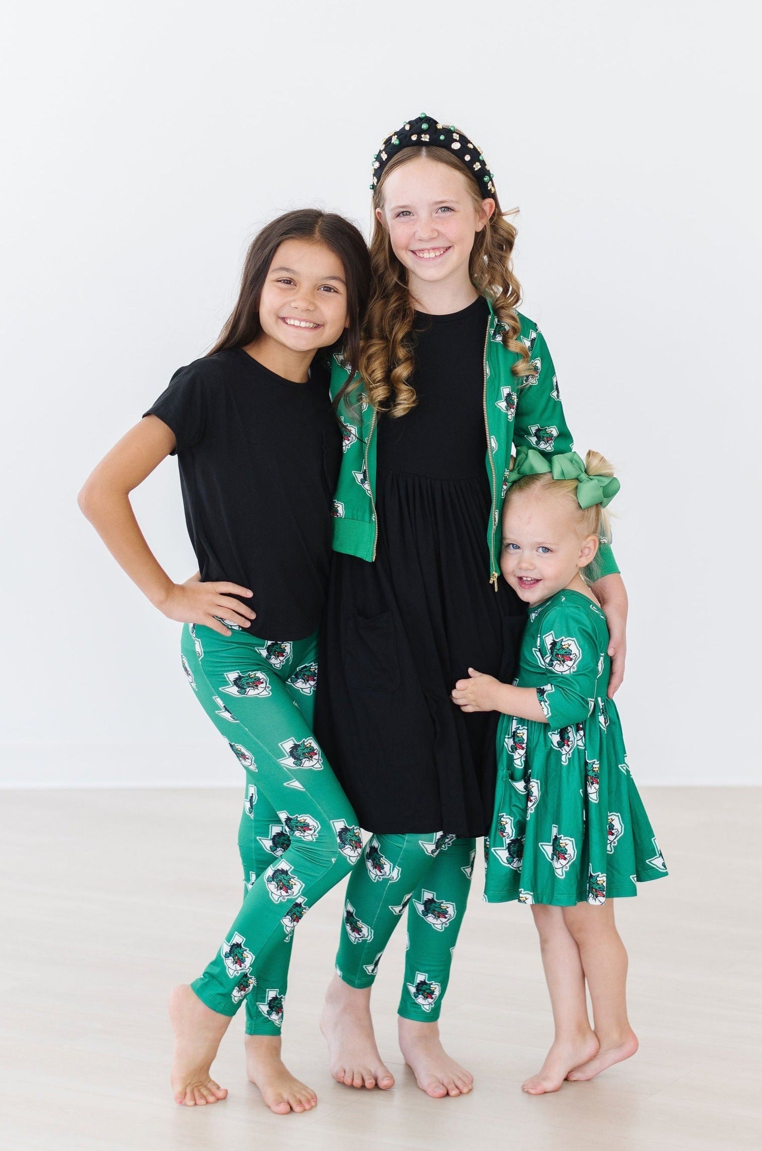 Mila & Rose ® Southlake Carroll Dragons Satin Jacket — lifestyle context