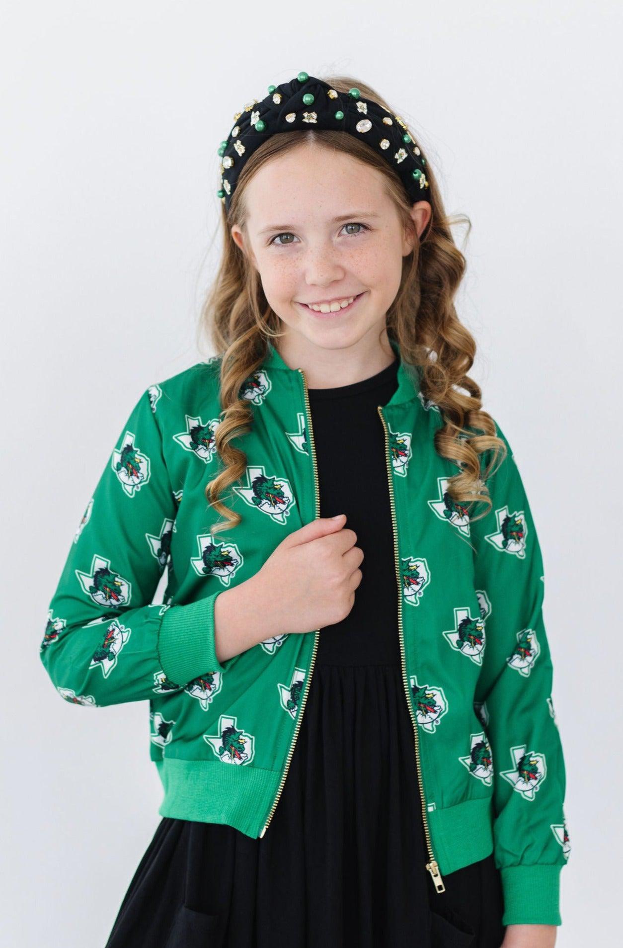 Mila & Rose ® Southlake Carroll Dragons Satin Jacket — main product shot