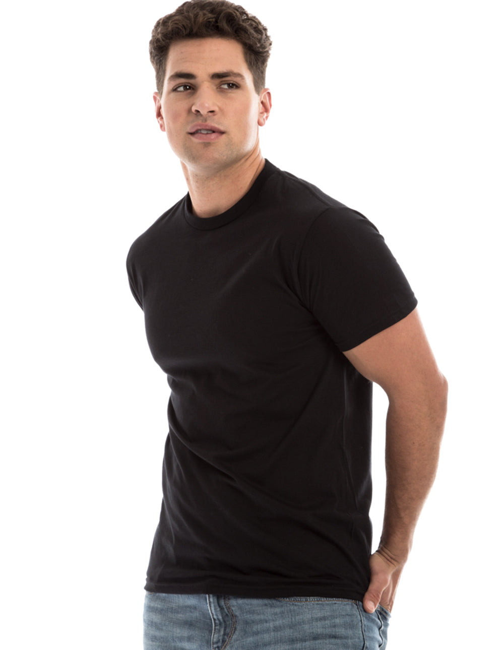 Retro Ring-Spun Crew Neck T-Shirt 2100 – SpectraUSA, view 2