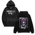Pasimax Spicy Brain Skull Hoodie – Dark Aesthetic Neurodivergent Streetwear, Grunge Mental Health Pullover, Unisex Vintage Wa