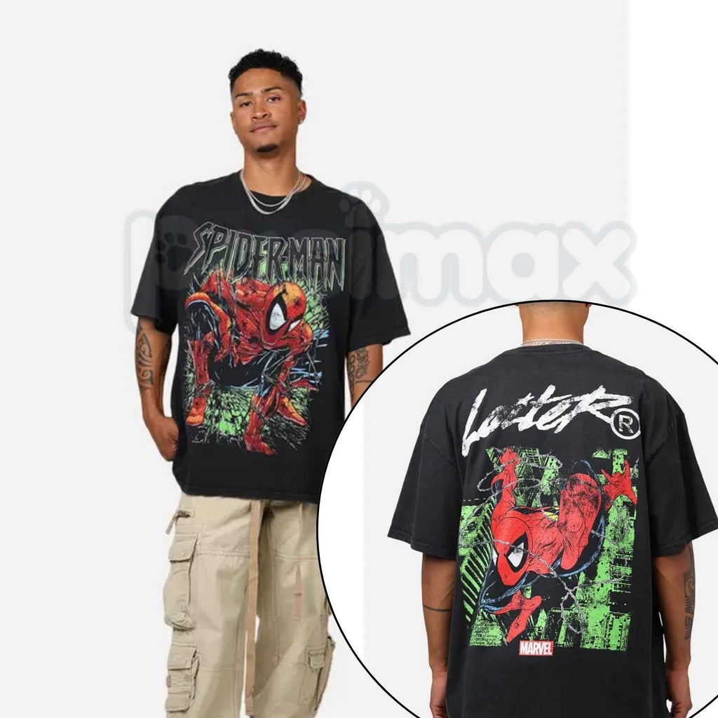 Spider-Man Graphic T-Shirt – Classic Marvel Superhero Unisex Cotton Streetwear Shirt