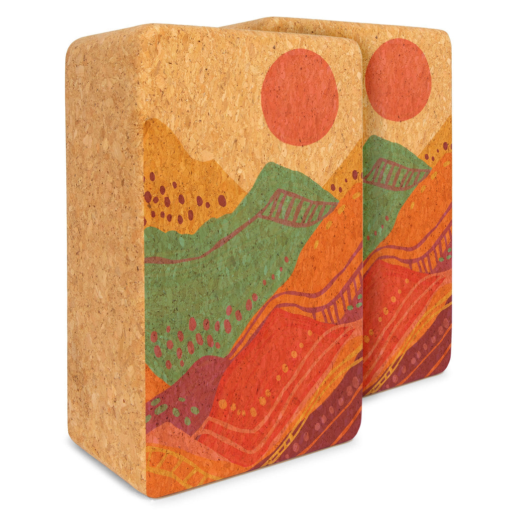 Artist Cork Yoga Block Set – Yoloha Yoga, view 6