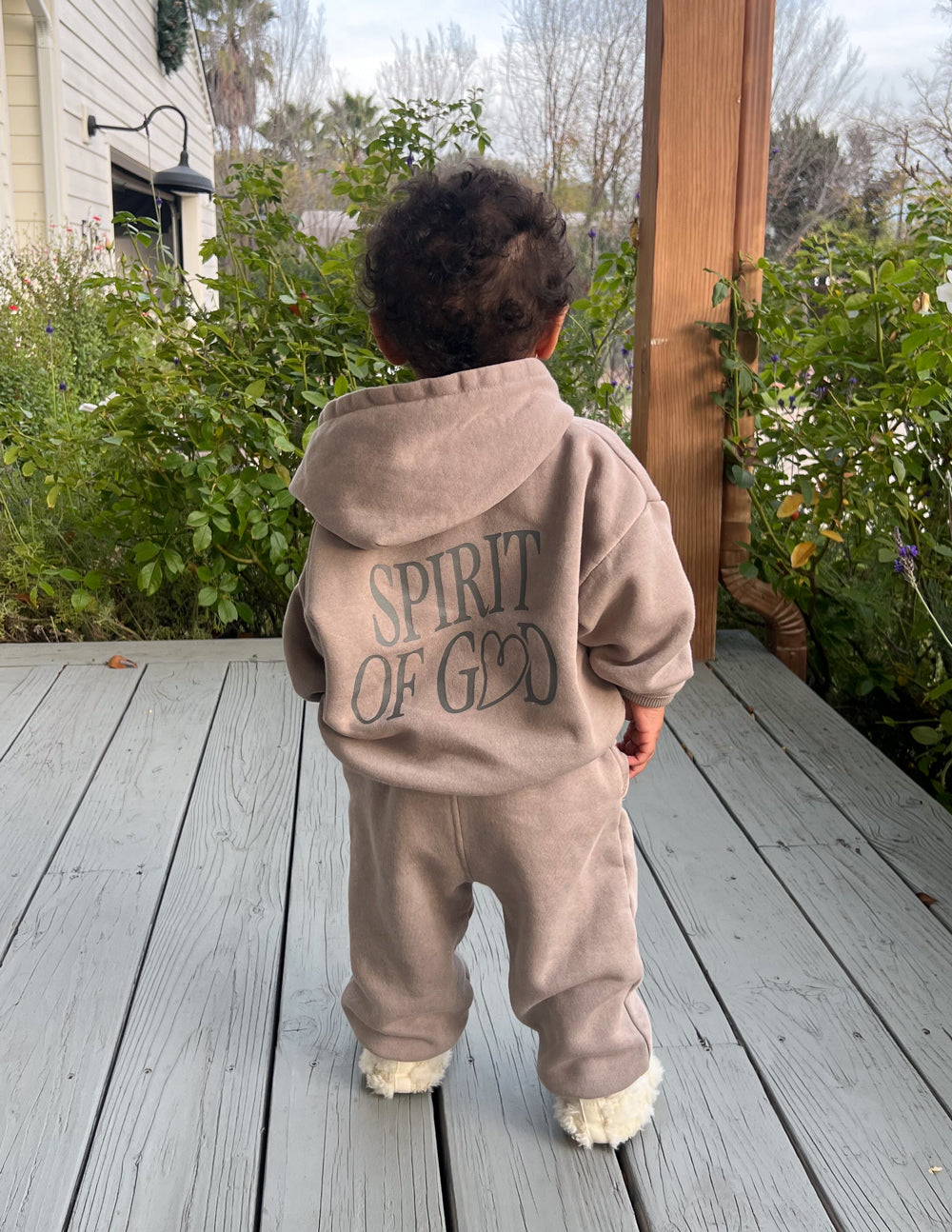 Elevated Faith Spirit of God Kids Hoodie — size reference