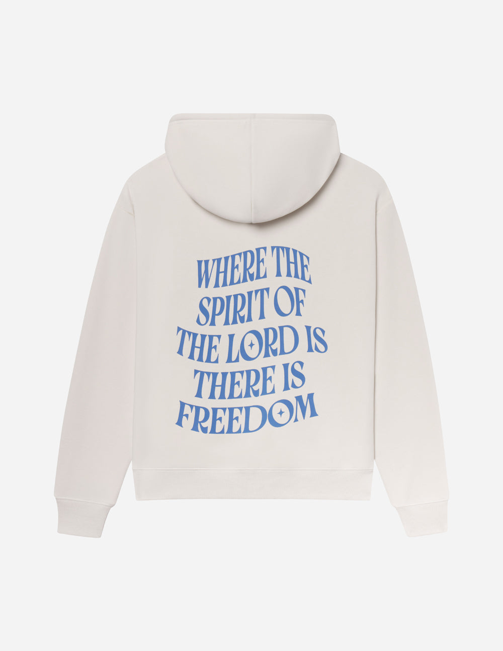 Elevated Faith Spirit of the Lord Unisex Hoodie — flat-lay composition