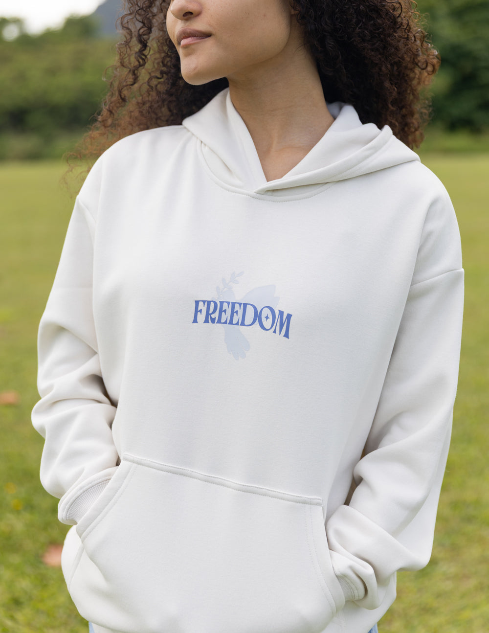 Elevated Faith Spirit of the Lord Unisex Hoodie — lifestyle context