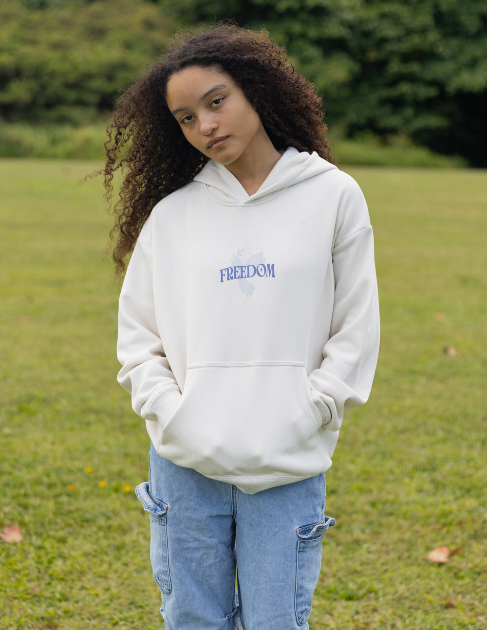 Elevated Faith Spirit of the Lord Unisex Hoodie — side view
