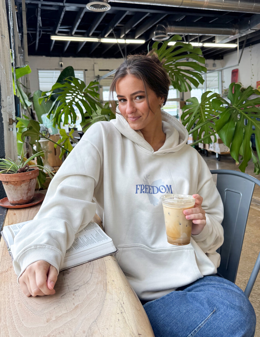 Elevated Faith Spirit of the Lord Unisex Hoodie — alternative angle
