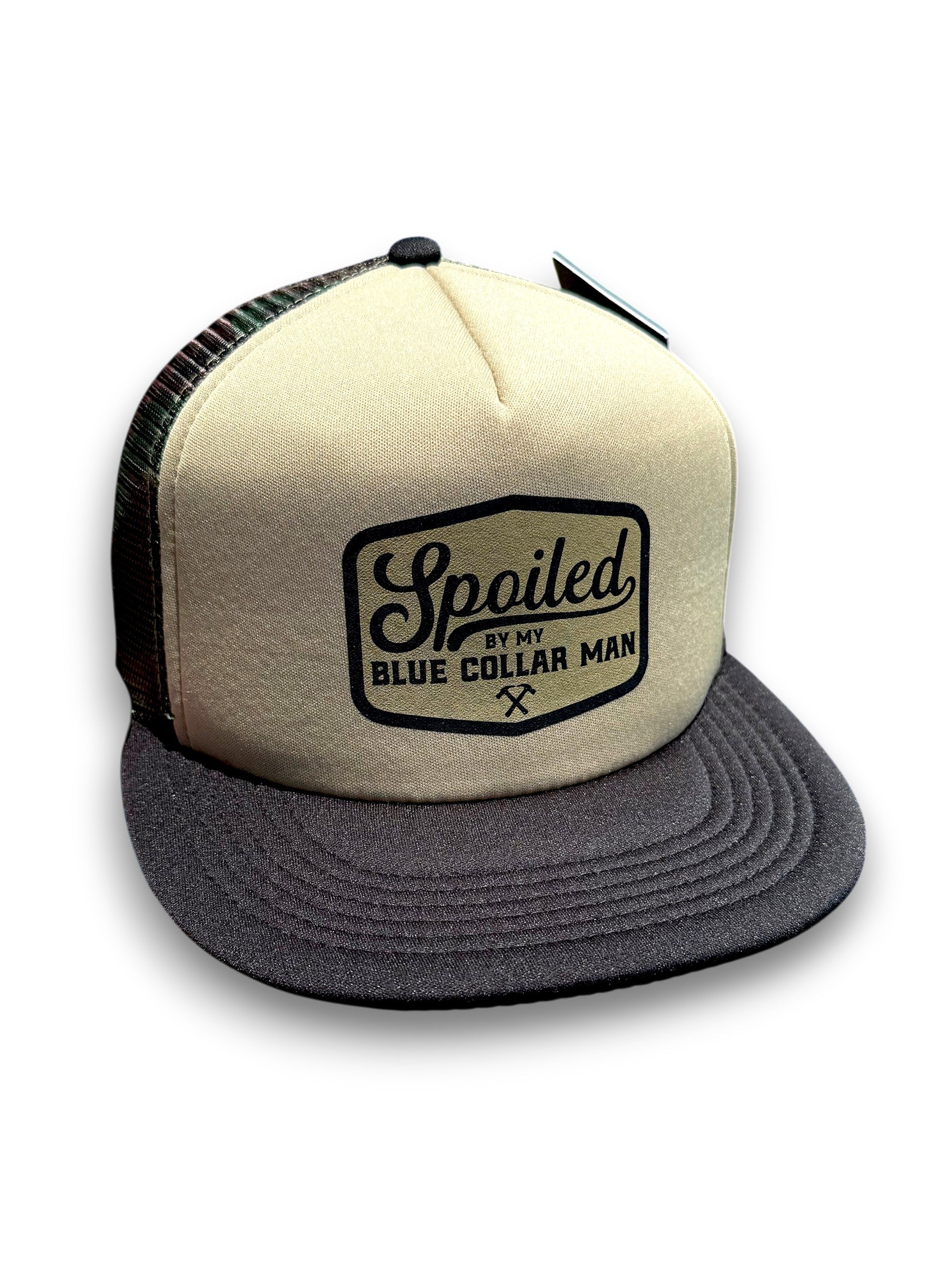 Spoiled By My Blue Collar Man Trucker Hat Collection