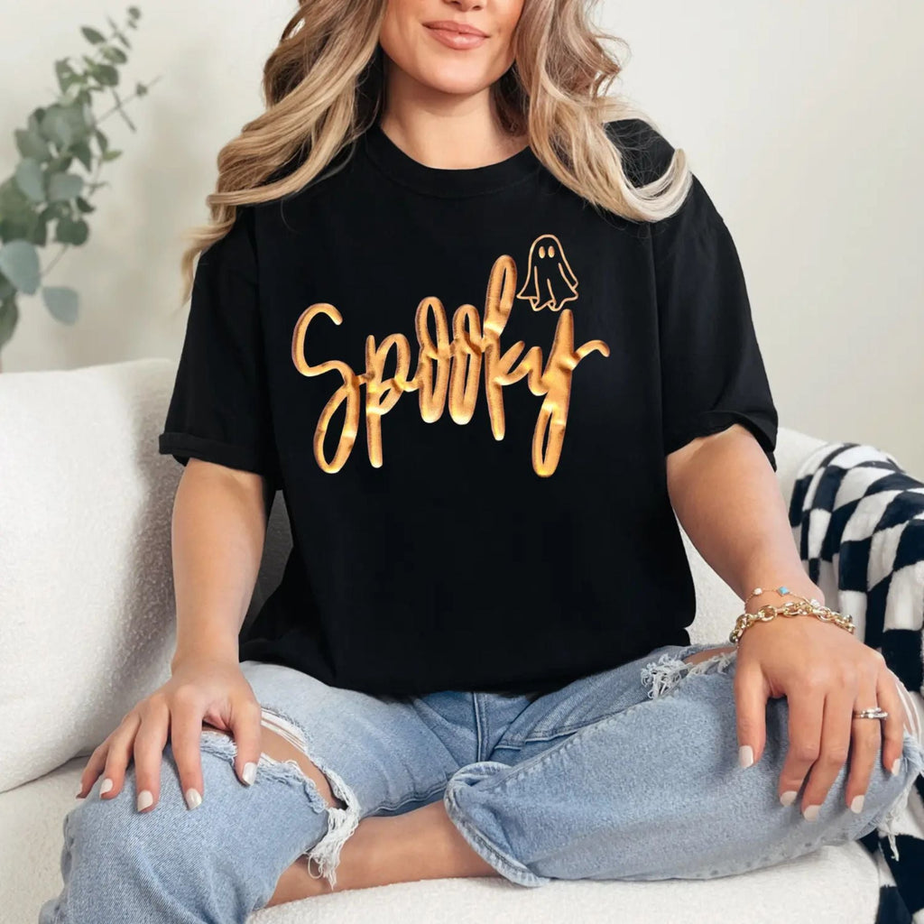 Pasimax Spooky Ghost Puff Print T-Shirt — main product shot
