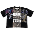 Prime Streetwear Cropped Boxy Tee Cotton 350GSM DTG Print Oversized Fit
