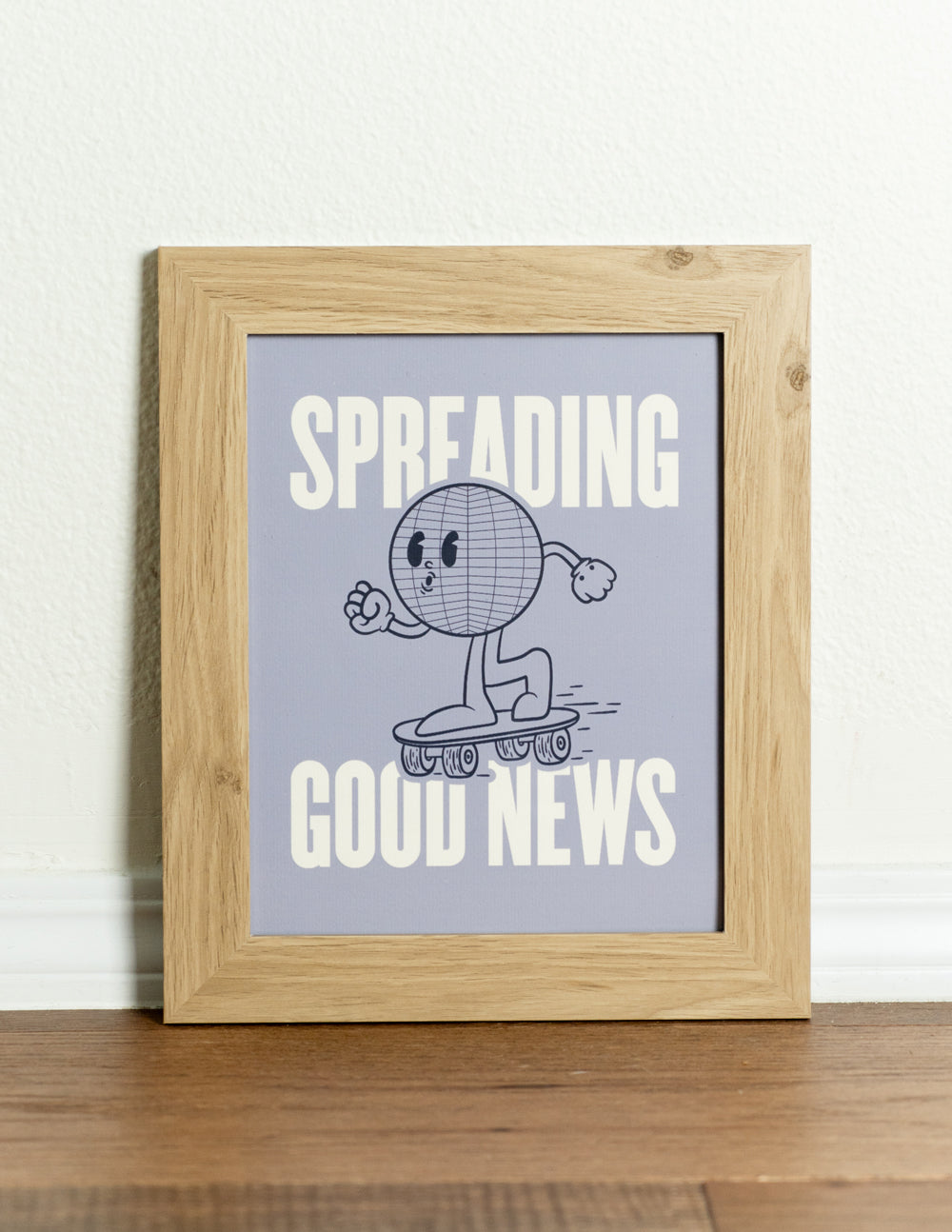 Elevated Faith Spreading Good News Print — detail close-up