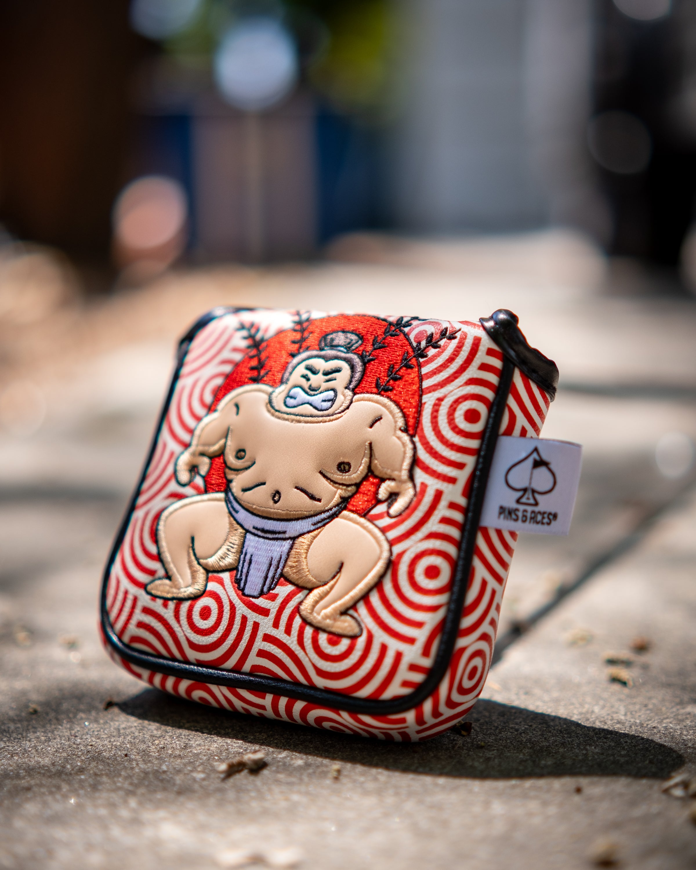 Pins and Aces Sumo - Mallet Putter Cover — color detail