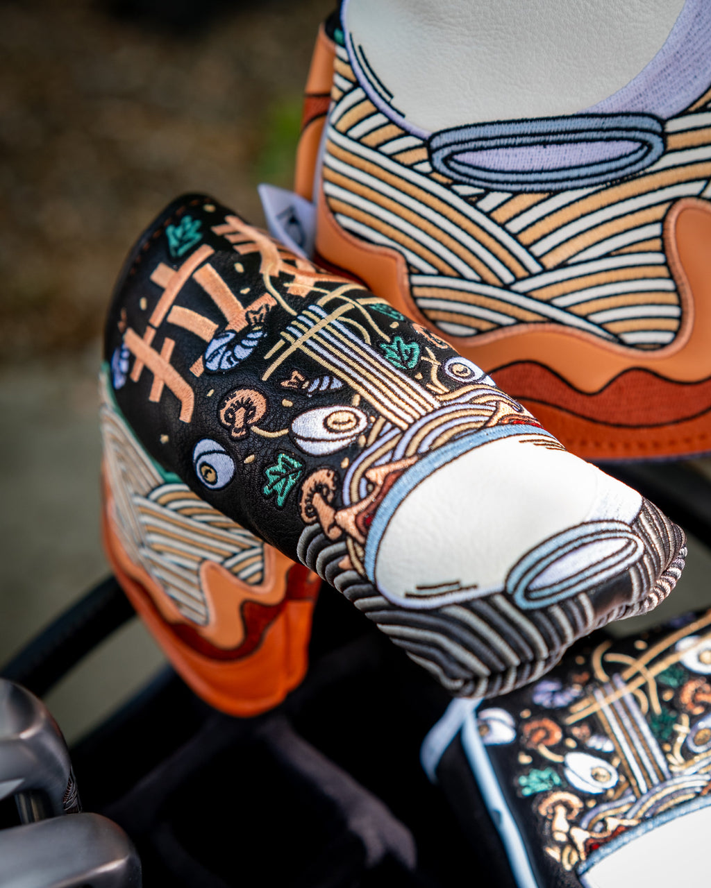 Pins and Aces Ramen - Blade Putter Cover — flat-lay composition