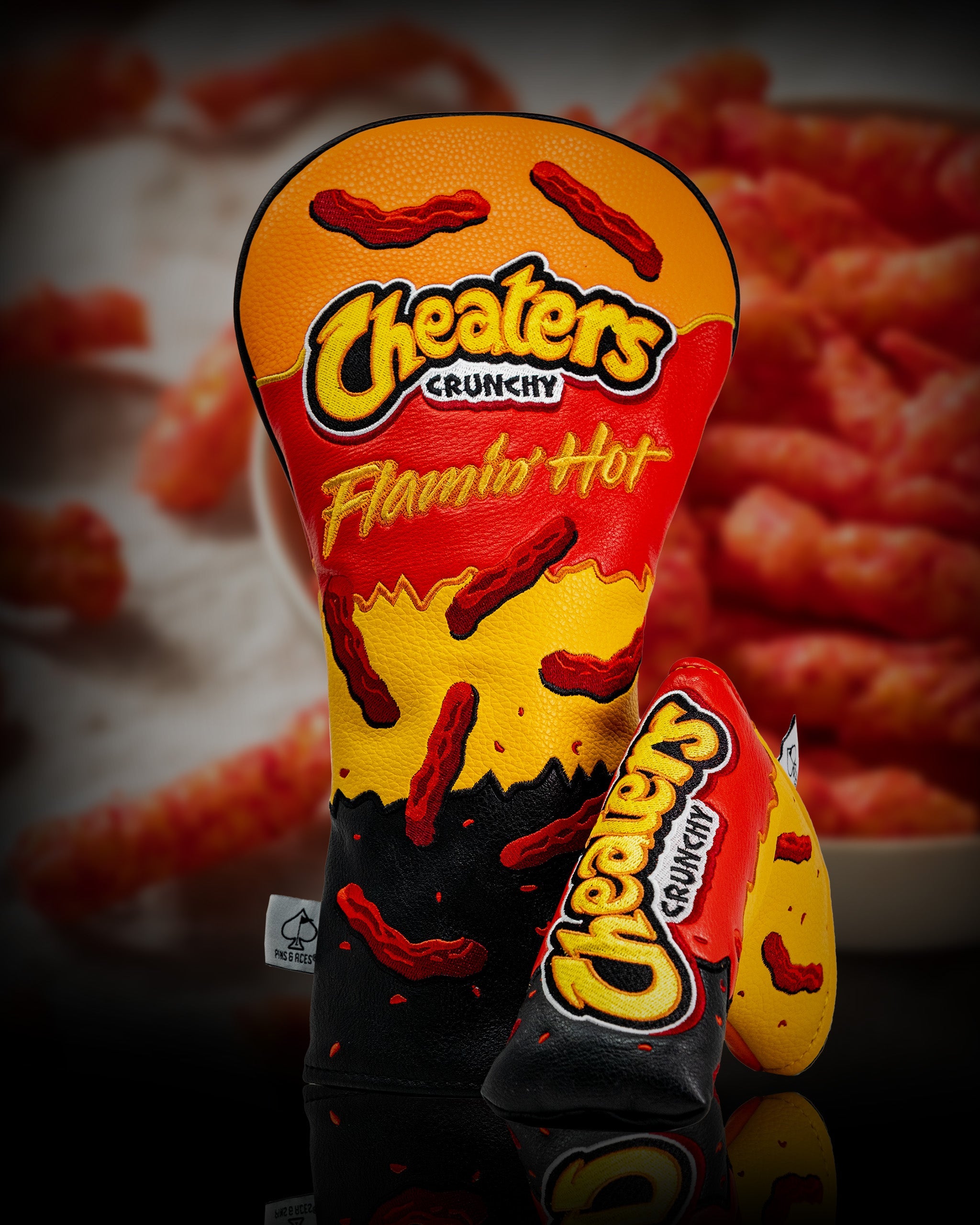 Flamin' Hot Cheaters - Blade Putter Cover – Pins and Aces, view 13