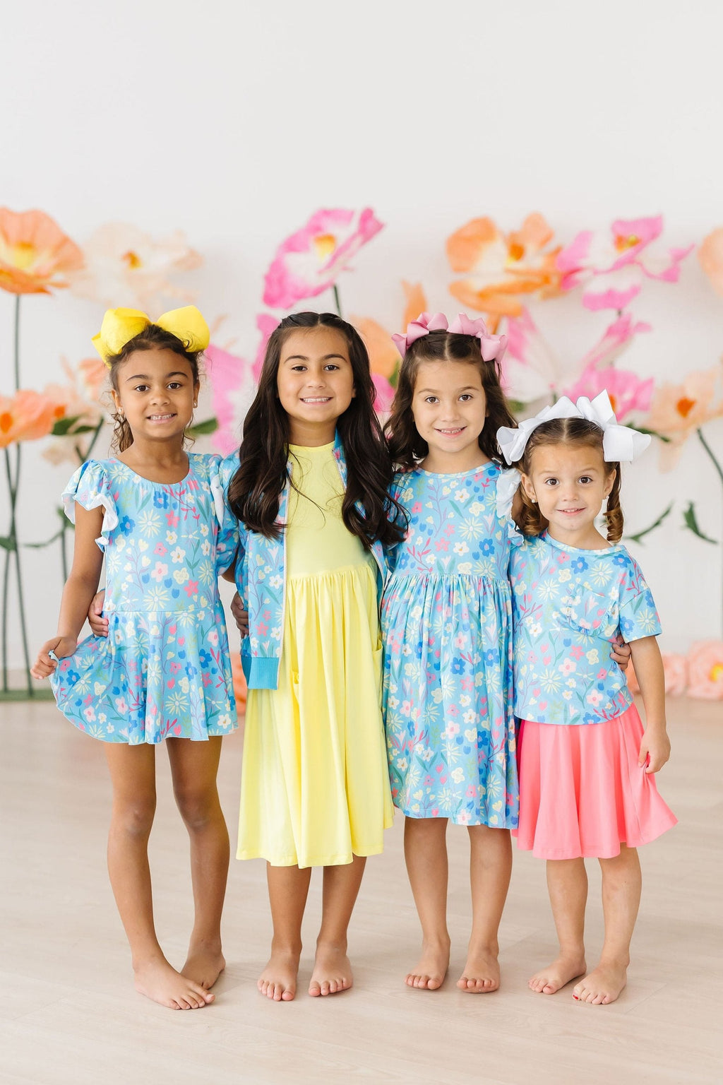 Mila & Rose ® Springtime Splendor S/S Twirl Leotard — alternative angle