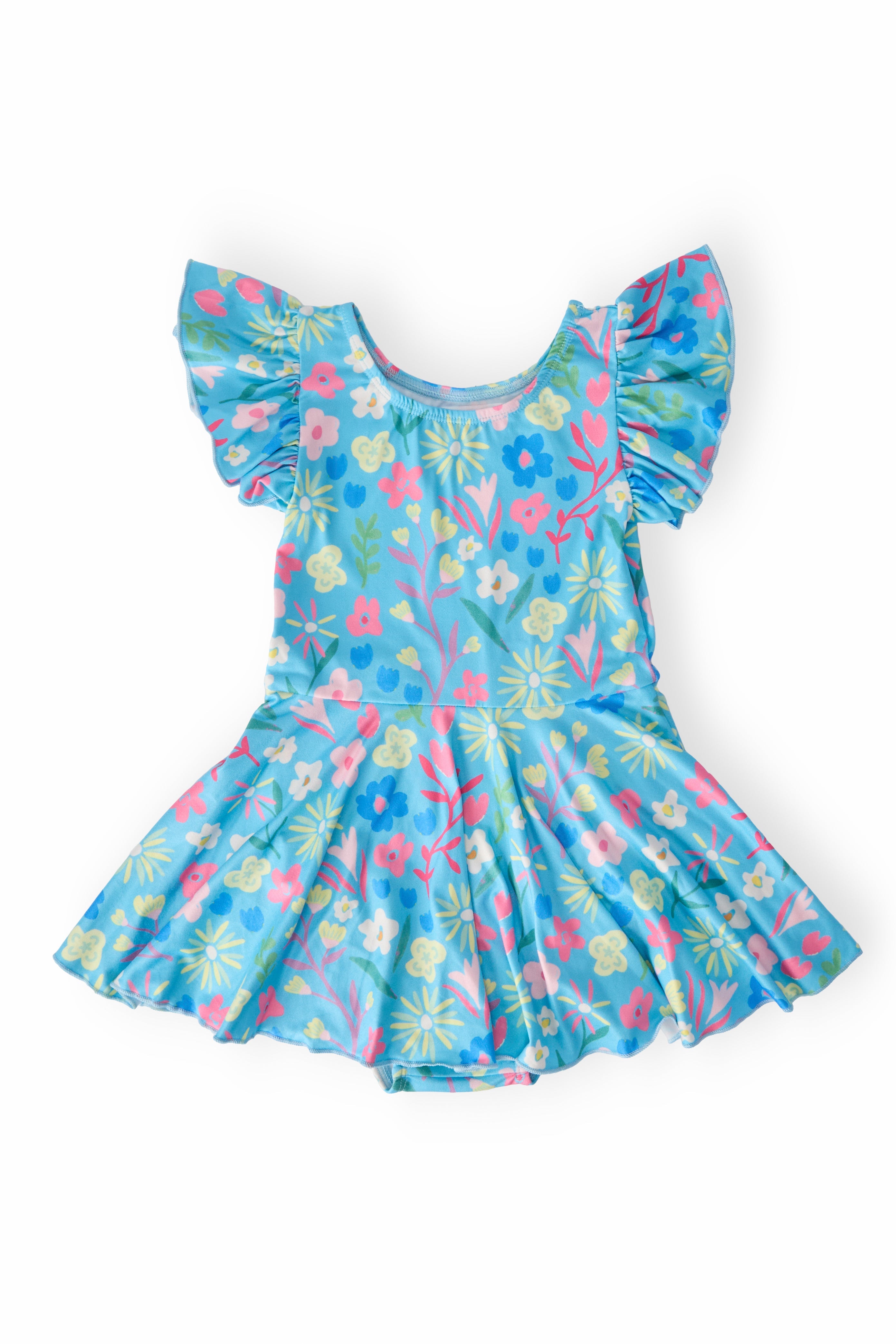Mila & Rose ® Springtime Splendor S/S Twirl Leotard — main product shot