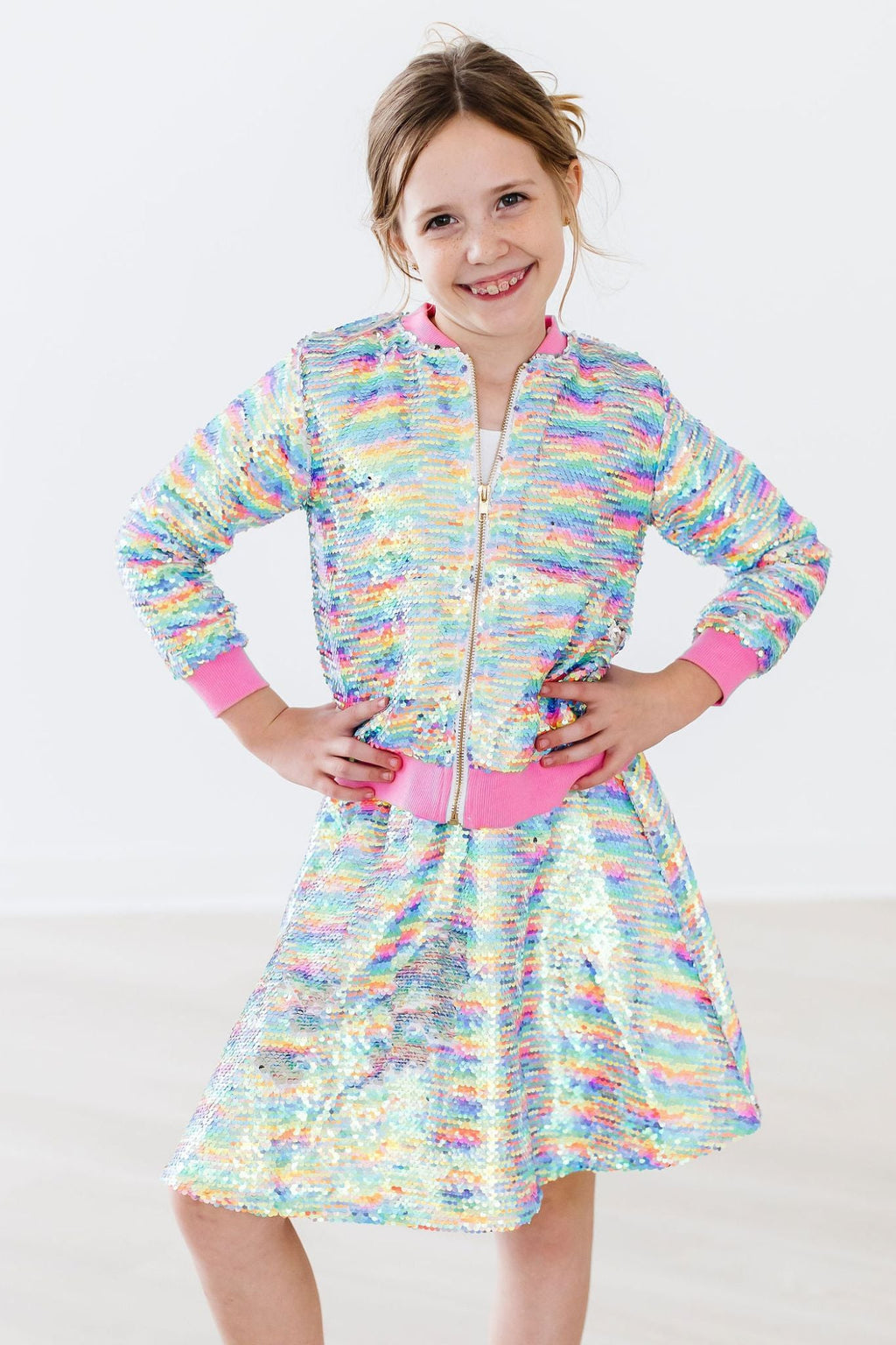 Mila & Rose ® Sprinkles Flip Sequin Twirl Skort — main product shot